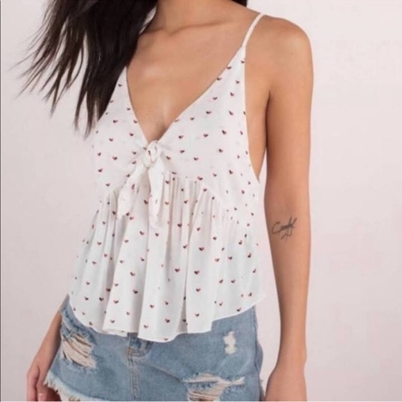 Free People Heart Top - Picture 1 of 3